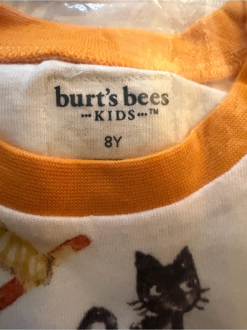 Burt's Bees Kids 8yrs Halloween pj set organic cotton